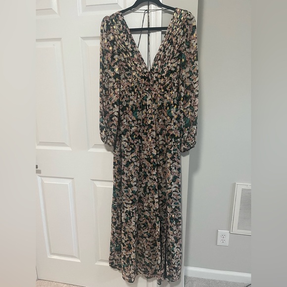 ASTR the Label Francesca Floral Print Maxi Dress, Size M New w/Tag - Picture 5 of 8